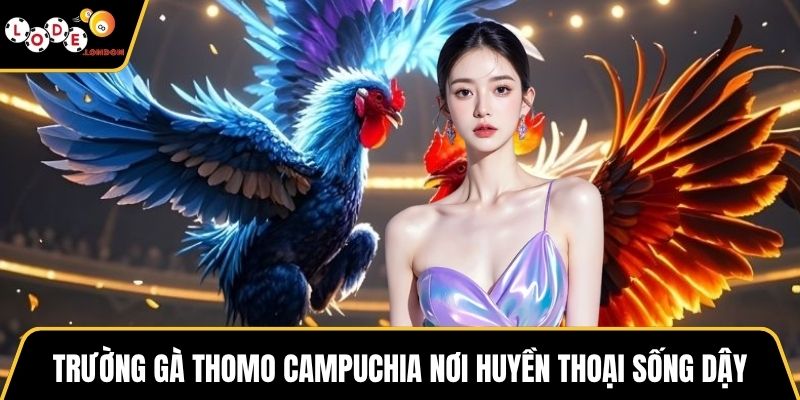 Trường gà Thomo Campuchia nơi huyền thoại sống dậy